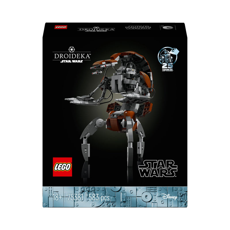 LEGO Star Wars Droideka Set, Collectible Droid Model Kit for Adults to Build, Home Officé Decor Display Figure, Memorabilia Gift idea for Men, Women, Him, Her & Fans 75381