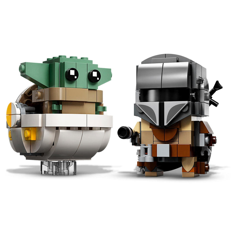 LEGO BrickHeadz Star Wars The Mandalorian & The Child 75317 Building Kit, Fun Building Toy for Kids and Any Star Wars Fan Featuring Buildable The Mandalorian and The Child Figures (295 Pieces)