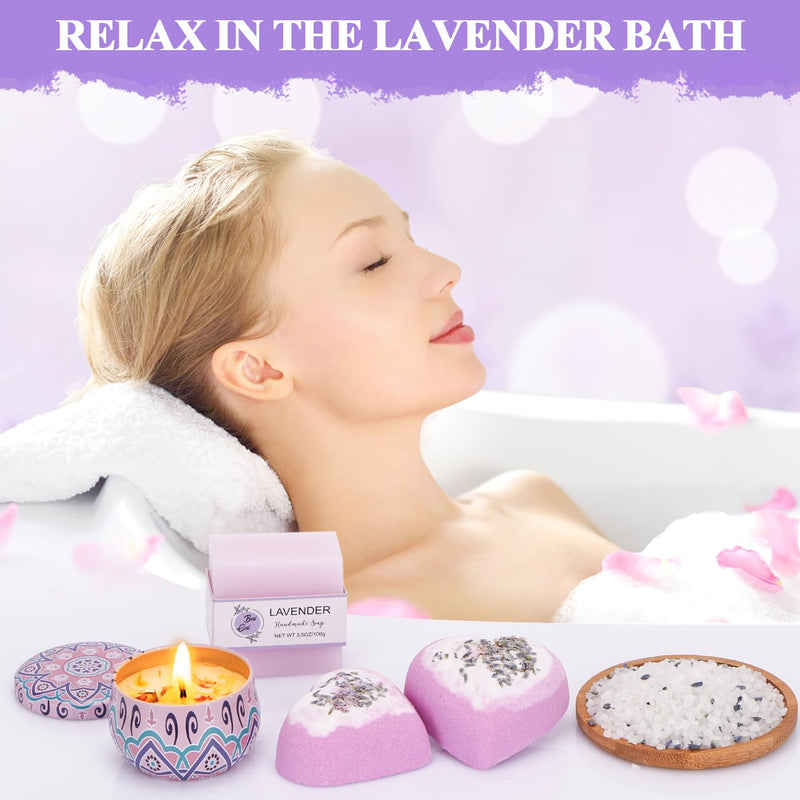 Bath Sets Birthday Pamper Gifts for Women Her, Unique Skin Care Self Care Package for Her Pamper Hampers Kit for Women, Wellbeing Get Well Soon Gift Ideas for Women Best Friend Bestie Mum Sister Wife