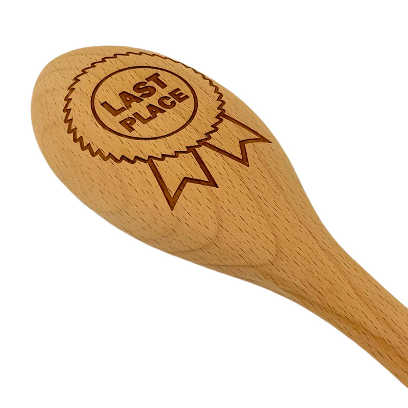 Novelty Last Place Wooden Spoon Trophy Gift Loser Booby Prize