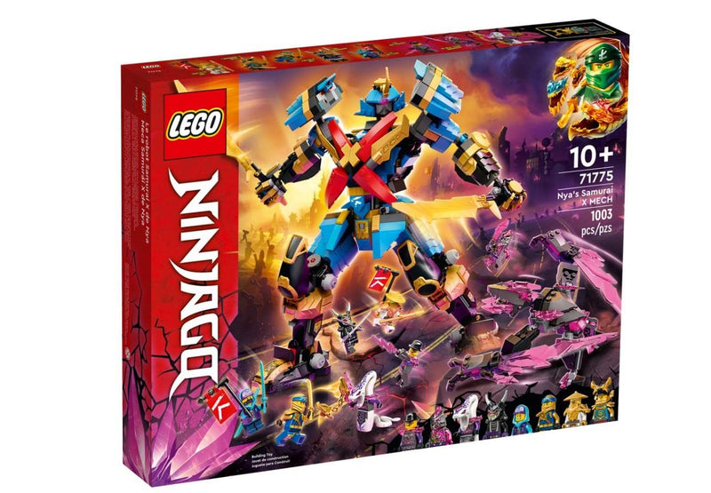 LEGO NINJAGO Nya’s Samurai X MECH 71775 Building Kit; Action-Packed Playset Featuring Exclusive Minifigures for Kids Who Love Ninja and Mech Toys; Gift Idea for Ages 10 and over (1,003 Pieces)