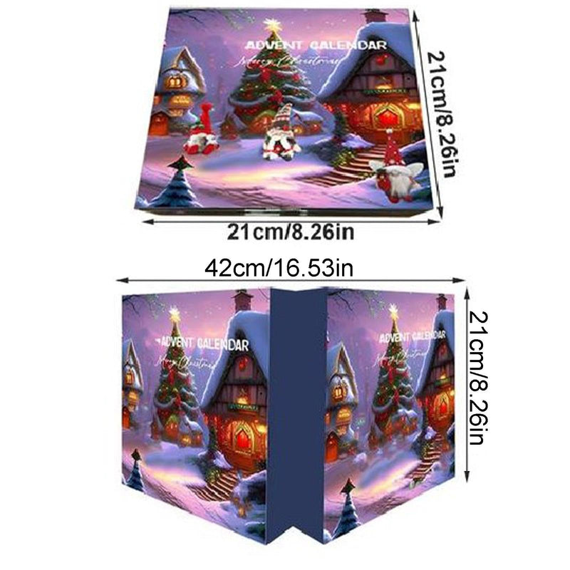 Christmas Gnome Advent Calendar 2024 | 24 Pieces Gnome Decor Christmas Gonks Advent Calendar | 24 Days Countdown To Christmas Ornament Dwarf Doll Collectible Toy Figures Present for Kids - Gift Guide