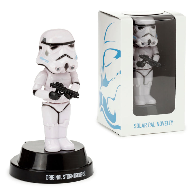 Puckator The Original Stormtrooper Solar Pal - Home Office Table Desk Dashboard Car Decor Decoration - Gift Ideas - Gifts For Teenage Old Boy Girl Dad Mums - Powered KIds Toys Toy Figure Figures