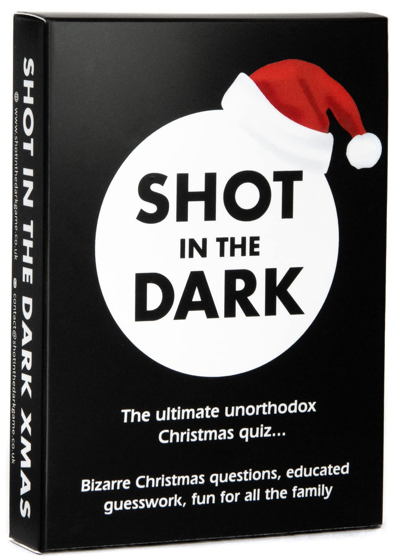 Shot in the Dark: Christmas Quiz Edition | 2+ players | Adults & Kids | Ideal Christmas Stocking Filler Gift - Gift Guide