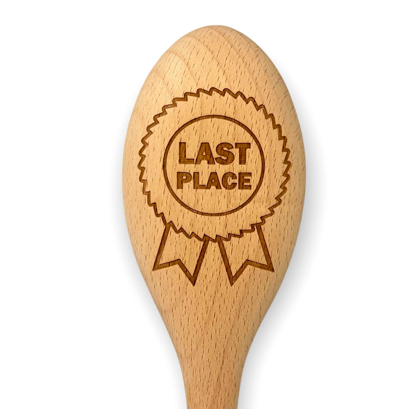 Novelty Last Place Wooden Spoon Trophy Gift Loser Booby Prize