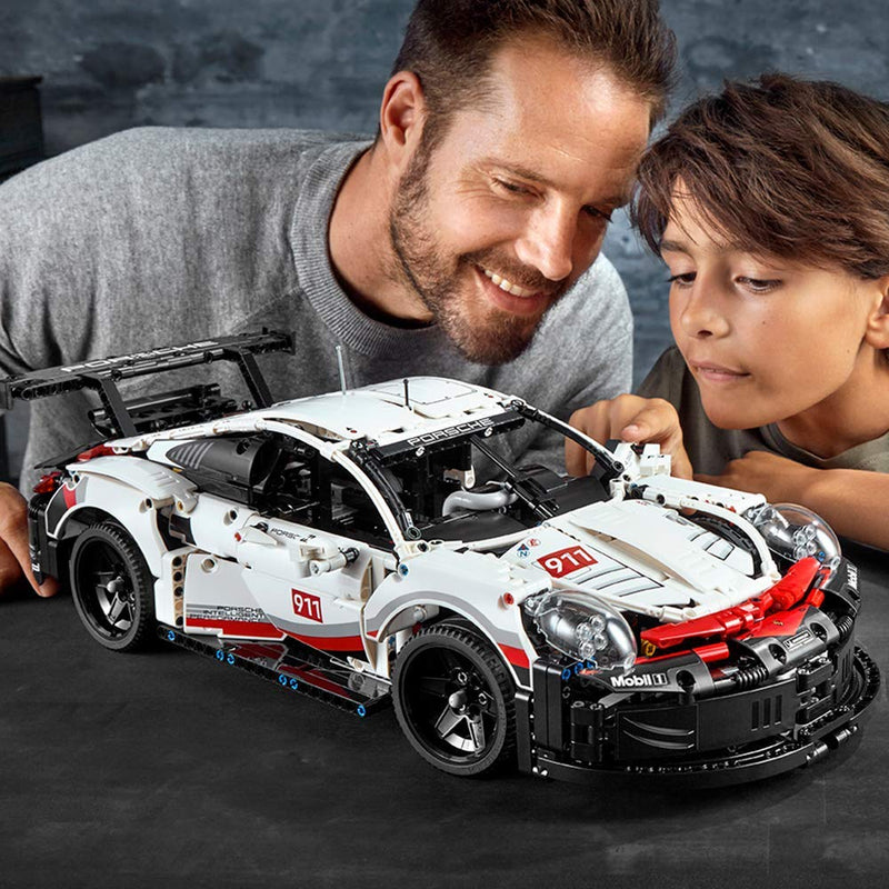 LEGO Technic Porsche 911 RSR 42096 Building Kit, New 2019 (1580 Piece),Black