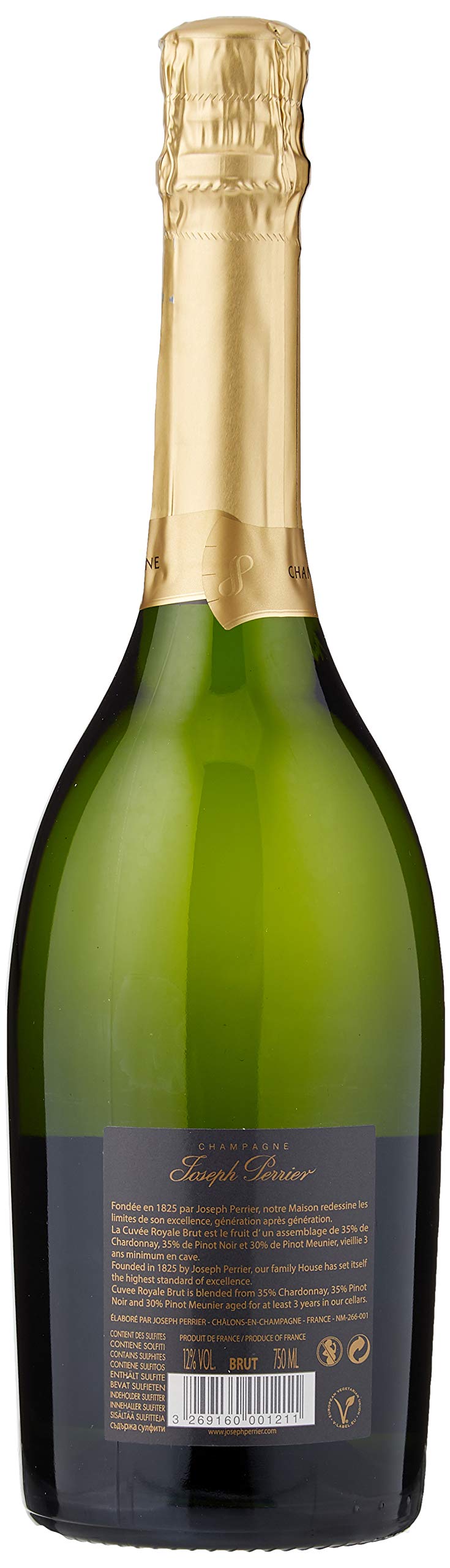 Joseph Perrier Cuvee Royale Brut Champagne Gift Box, 75 cl