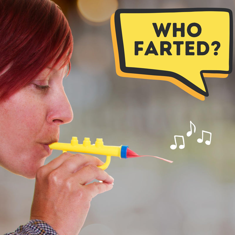 Boxer Gifts Novelty Fart Trumpet-Joke Gifts for Children-Funny Stocking Filler Toys for Kids-Silly Boys & Girls Birthday-Pass The Parcel Item (Edited), Yellow, One Size