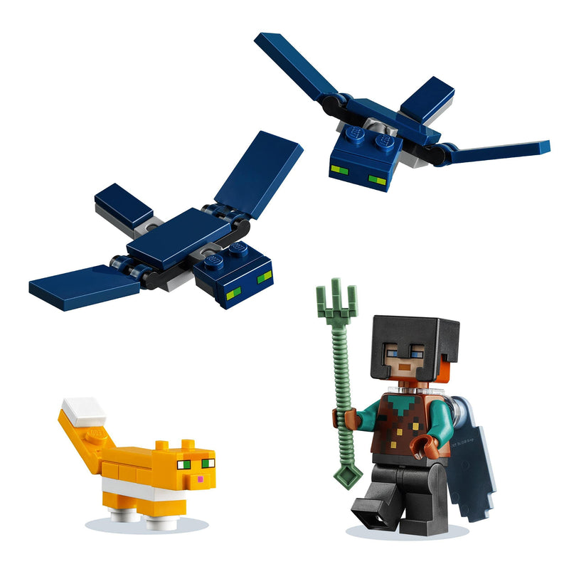 LEGO 21173 Minecraft The Sky Tower Building Toy, Set with Pilot, Cat & 2 Flying Phantoms Figures, Gifts for 8 Plus Year Old Boys & Girls