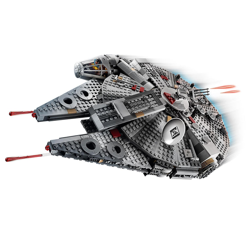 LEGO Star Wars 75257 Millennium Falcon - Starship Set with 5 Minifigures & 2 Droid Figures inc. Finn, Chewbacca, C3PO and R2D2 - Building Toys for 9+ Year Old Boys & Girls