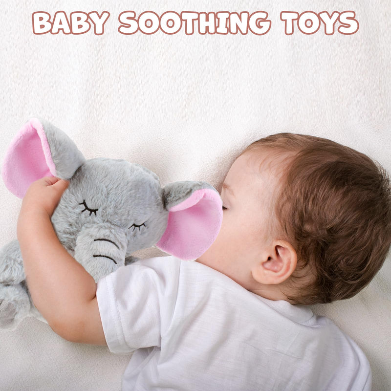 Clatoy Breathing Teddy, Anxiety Bear Soothing Elephant Plush Toys with Breathing Motion, Relief Koala Teddy Bear for Anxiety Sleeping Otter Baby Toys 0-12 Months, Newborn Baby Boys Girls Gifts - Gift Guide