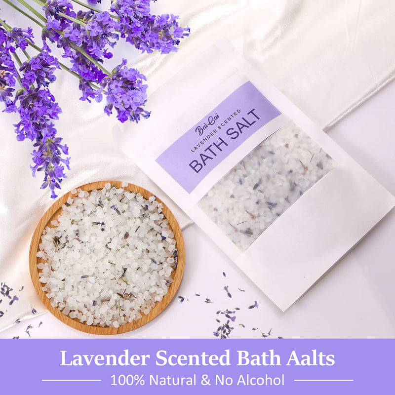 Lavender Pamper Gifts For Women,Birthday Pamper Hamper Mum Self Care Gift Set Relaxation Bath Gift Care Package For Her,Relax Spa Gift With Essential Oil,Bath Bomb,Bath Salt,Candle,Sleep Mask,Card