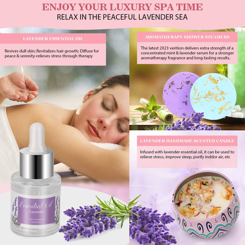 Birthday Pamper Gifts , Unique Self Care Package Relaxation Spa Bath Set for Her, Wellbeing Get Well Soon Gifts for Women, Ladies Hamper Birthday Gifts for Mum, Sister, Friends, Wife