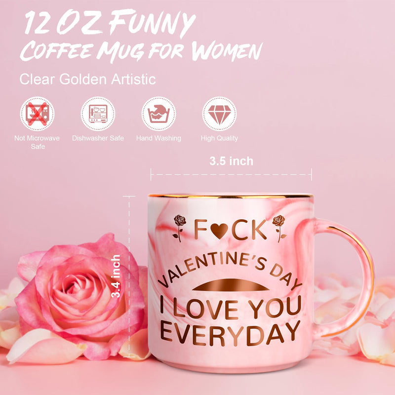 Valentines Gifts for Her Girlfriend, 330ml Funny Mug Gifts for Girlfriend, Birthday Gifts for Women, Valentines Day Gifts for Her, Anniversary Romantic Gifts for Her Fiancee Wife