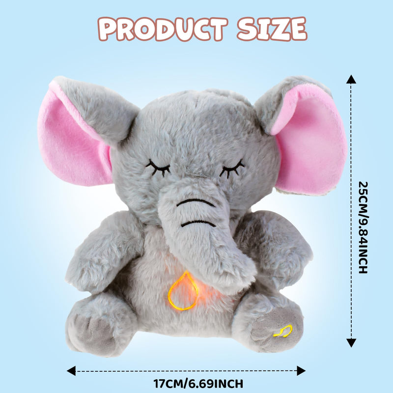 Clatoy Breathing Teddy, Anxiety Bear Soothing Elephant Plush Toys with Breathing Motion, Relief Koala Teddy Bear for Anxiety Sleeping Otter Baby Toys 0-12 Months, Newborn Baby Boys Girls Gifts - Gift Guide