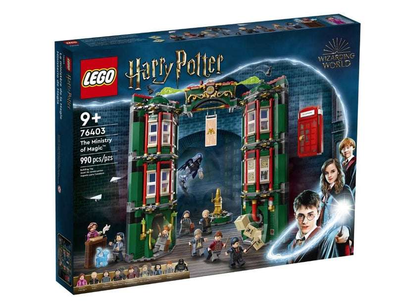 LEGO 76403 Harry Potter The Ministry Of Magic, Modular Model Building Toy Kids, Boys & Girls With 12 Character Minifigures And Transformation Feature, Collectible Wizarding World Gifts