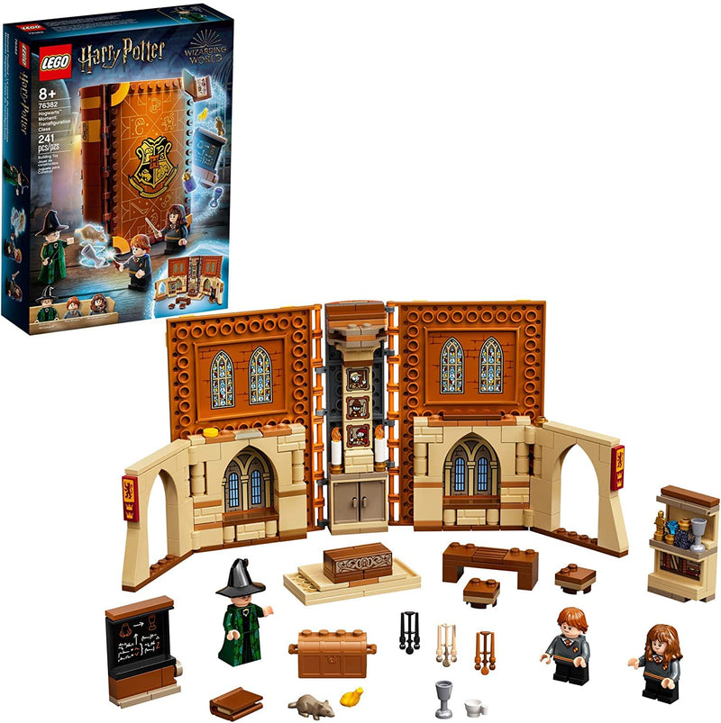 LEGO Harry Potter Hogwarts Moment: Transfiguration Class 76382 Professor McGonagall Room; Collectible Playset, New 2021 (240 Pieces)