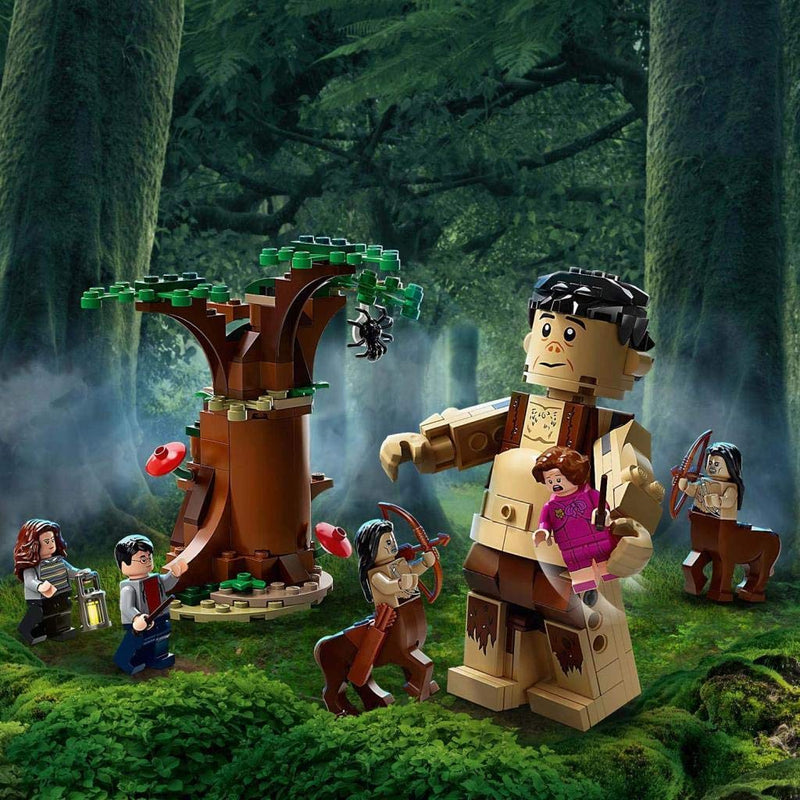 LEGO 75967 Harry Potter Forbidden Forest: Umbridge’s Encounter Building Toy, Set with Giant Grawp and 2 Centaur Figures