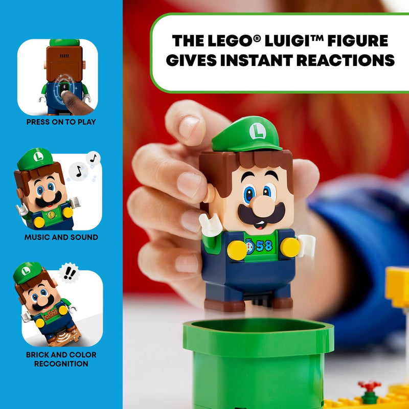 LEGO Super Mario Adventures with Luigi Starter Course 71387 Building Kit; Collectible Toy Playset for Creative Kids, New 2021 (280 Pieces)