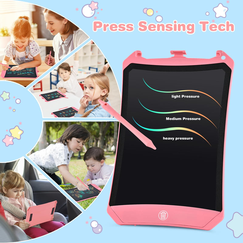 Gifts for Girls Kids Toys - 8.5inch LCD Writing Tablet Colorful Drawing Pad Educational Graffiti Doodle Board Etch a Sketch for 3-7 Year Old Boys Girls Toddler, Birthday (Pink) - Gift Guide