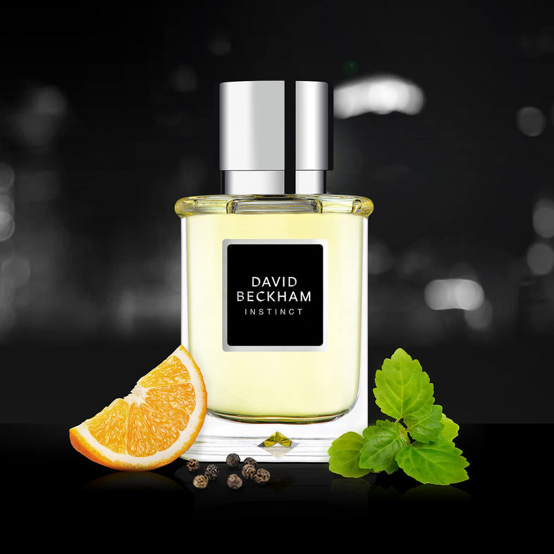 DAVID BECKHAM Instinct - Eau De Toilette For Men - Woody Aromatic Perfume With Notes Of Bergamot, Star Anis, Vetyver - Long-lasting - 75ml