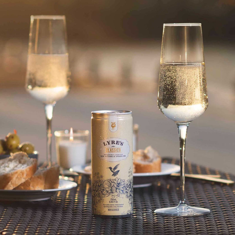 Lyre's Non Alcoholic Spirits Classico - Ready to Drink Case of 24 - Award Winning Alcohol Free Drinks & Spirits