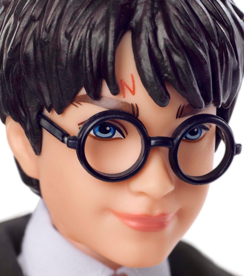 Mattel Harry Potter Collectible Doll (10.5-in) with Hogwarts uniform, Gryffindor Robe and Wand, FYM50