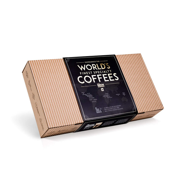 Original Gourmet Coffee Gift Set for Men & Women – 10 of The World’s Finest Single Estate Specialty & Organic Coffees | Brew & Enjoy Anytime, Anywhere | Hamper Style Letterbox Gift Idea for Him & Her - Gift Guide