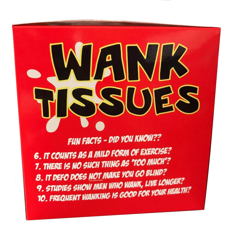 Wank Tissues - Funny Birthday Gifts for Men Him Novelty Joke Prank Gag Valentines Gifts for Boyfriend Dad