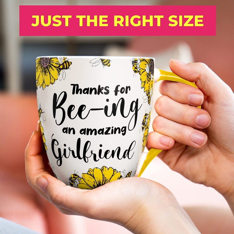 Love Mug®: Gifts for Girlfriend - Girlfiend Gifts - Girlfriend Mug - Birthday Gift for Girlfriend - Romantic Gift for Girlfriend - I Love You Gifts - 400ml - Gift Guide