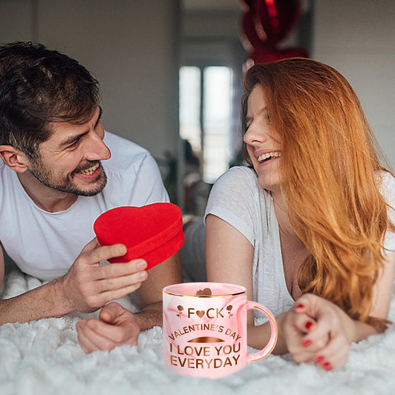 Valentines Gifts for Her Girlfriend, 330ml Funny Mug Gifts for Girlfriend, Birthday Gifts for Women, Valentines Day Gifts for Her, Anniversary Romantic Gifts for Her Fiancee Wife