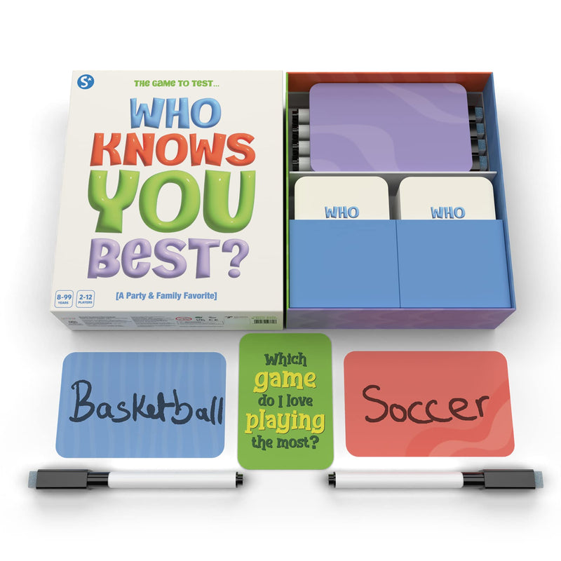 Skillmatics Card Game - Who Knows You Best, Family Party Game for Boys, Girls, Kids, Teenagers and Adults, Fun for Game Night, Thanksgiving, Gifts for Ages 8, 9, 10 and Up