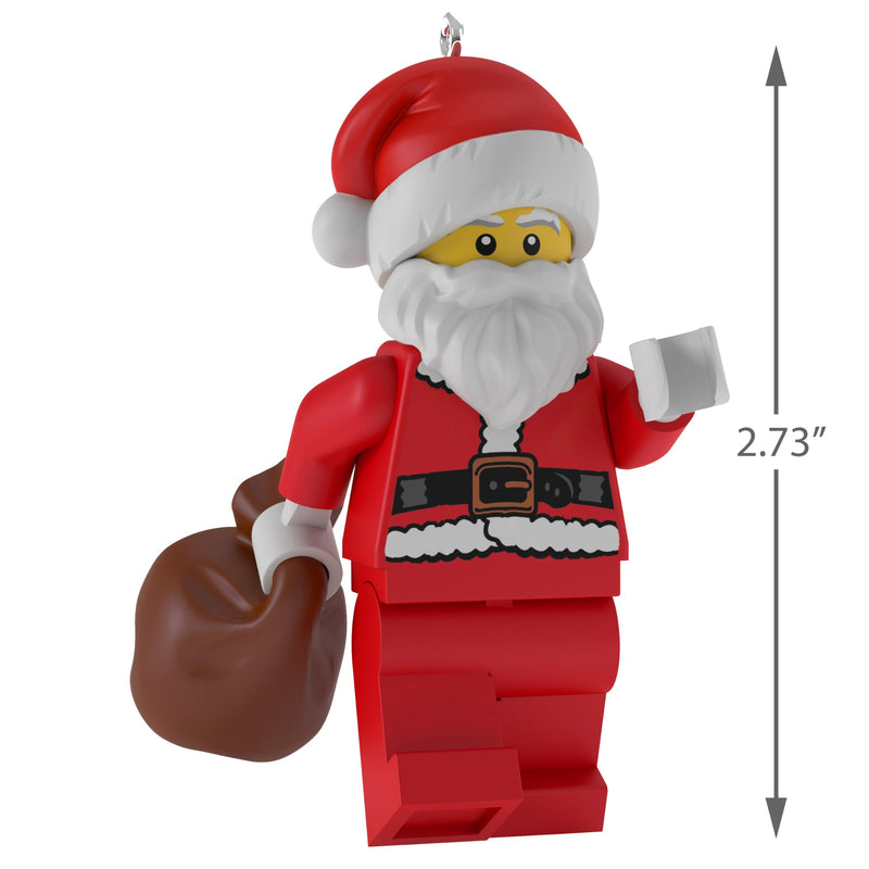 Hallmark Jolly Santa LEGO Keepsake Ornament, LEGO Tree Decoration, Resin Hanging Ornament, Christmas Hanging Ornament, Gifts for Christmas - Gift Guide