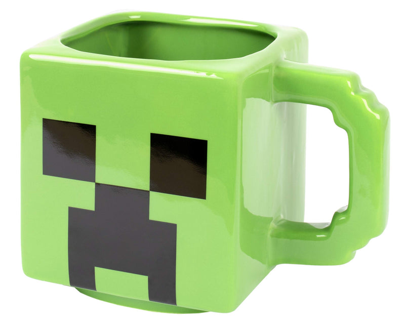 Minecraft Official Creeper Mug I 600ml Ceramic Mug ITasse Character Design for Birthday and Christmas Gifts