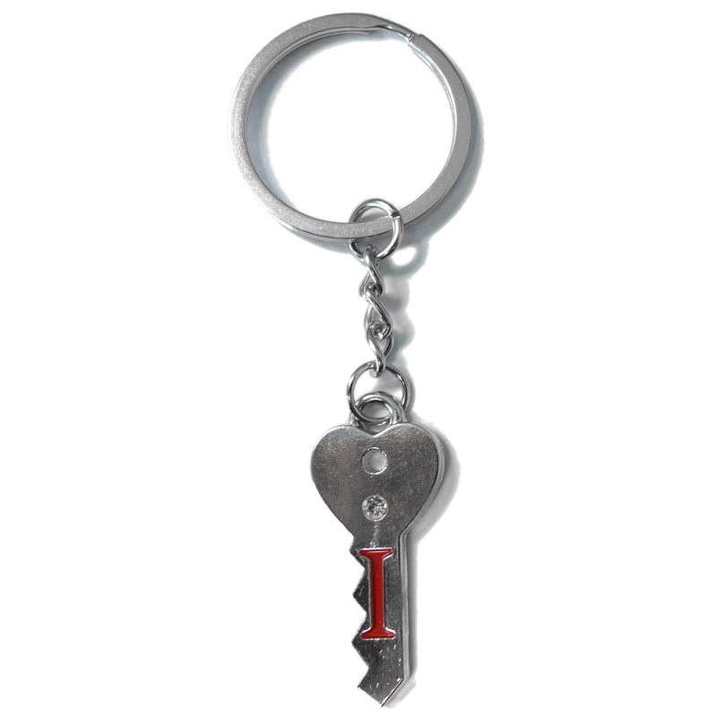 TRIXES Valentines Keyring I Love You Key Ring Key to my Heart Key Chain - Romantic Couples Keychain Gift for Her Him - Present for Girlfriend Boyfriend Husband Wife