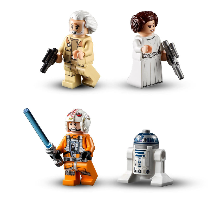 LEGO 75301 Star Wars Luke Skywalker X-Wing Fighter Toy with Princess Leia and R2-D2 Droid Figure