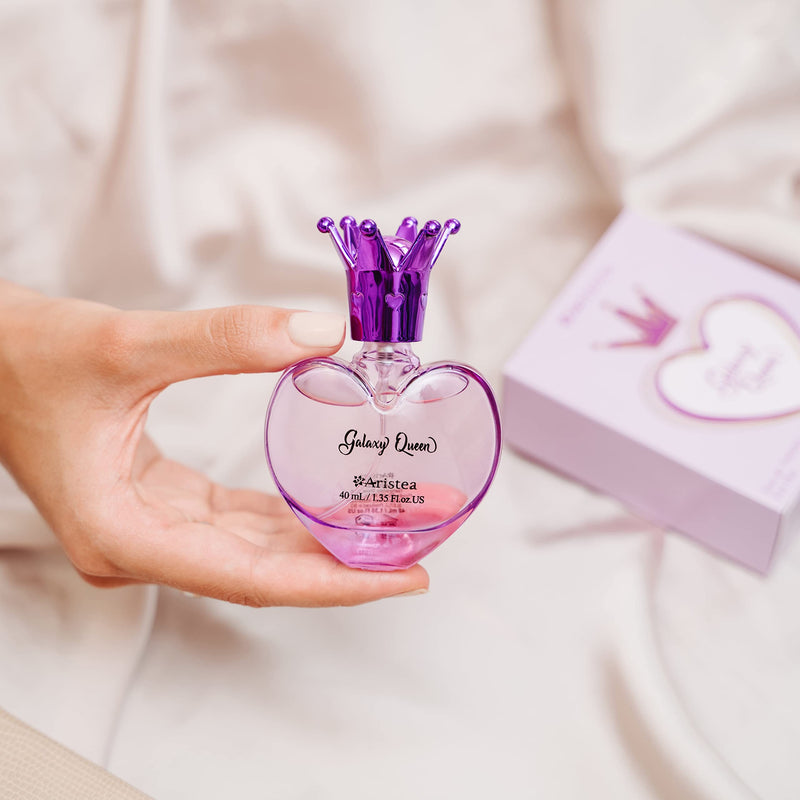Aristea Galaxy Queen Eau de Toilette Body Spray, Warm Floral Fragrance for Girls and Women, Long Lasting, 40ml