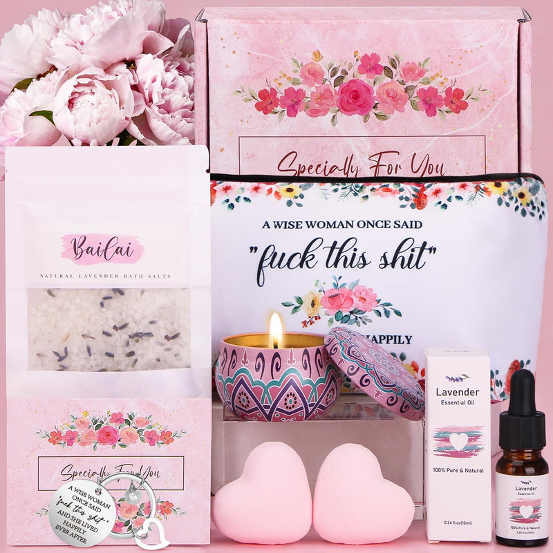 Bath Sets Birthday Pamper Gifts for Women Her, Unique Skin Care Self Care package for Her Pamper Hampers Kit for Women, Relaxation Spa Gifts Sets Get Well Soon Gift Ideas for Best Friend, Mum, Sister