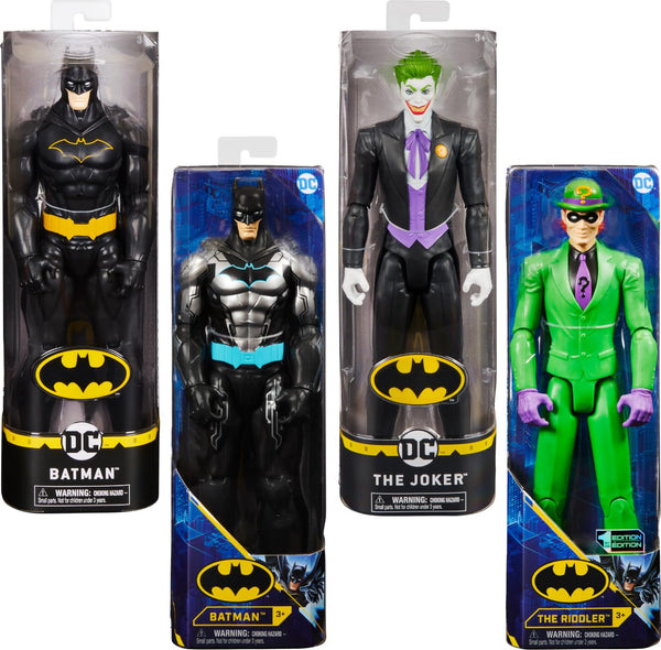 DC Comics BATMAN 12-inch Action Figure, for Kids Aged 3 and up. Styles Vary.