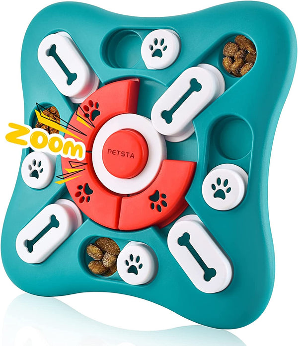 LUKITO Dog Puzzle Toys, Interactive Dog Toys for Dog Birthday, Dog Toys for Boredom for Dog Puzzle, Slow Feeder Dog Bowl for IQ Training and Brain Stimulation, Dog Treat Toy Squeaky with Puppy Toys - Gift Guide