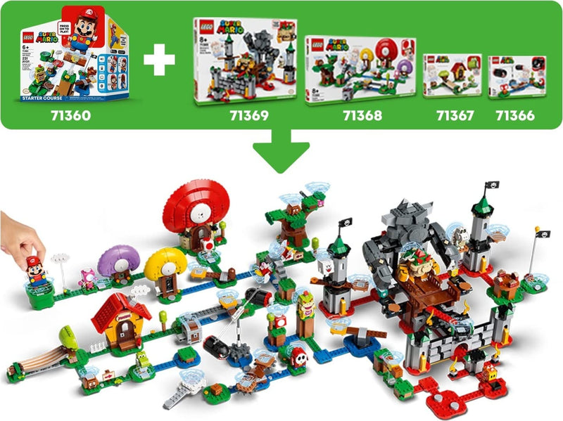 LEGO 71368 Super Mario Toad’s Treasure Hunt Expansion Set Buildable Game