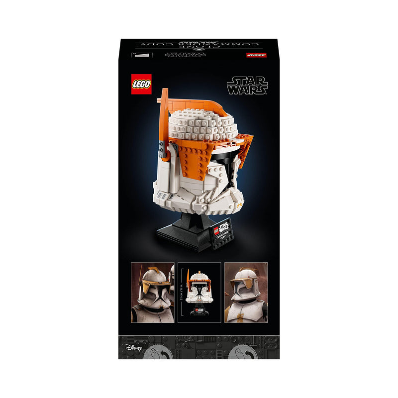 LEGO Star Wars Clone Commander Cody Helmet Collectible Set for Adults, The Clone Wars Memorabilia, Collection Gift Idea, Decor Display Model 75350