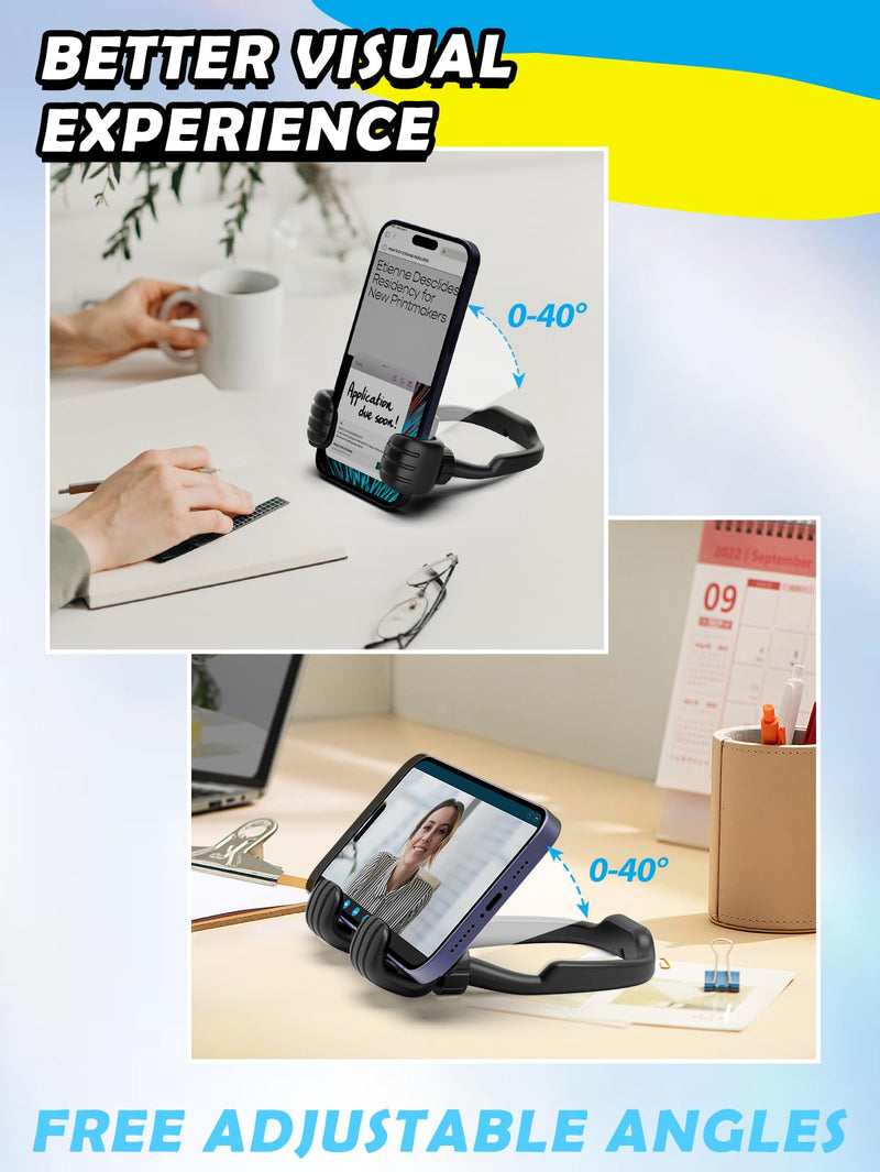 Stocking Fillers for Men Phone Holder: Stocking Fillers for Teenage Boys Girls Gifts for Men Women Christmas Thumbs Up Lazy Phone Stand, Xmas Gifts for Men Presents for Teenage Boys Teen Boy Gifts - Gift Guide