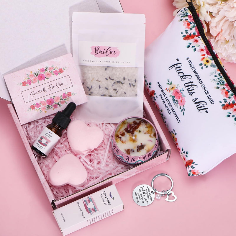 Bath Sets Birthday Pamper Gifts for Women Her, Unique Skin Care Self Care package for Her Pamper Hampers Kit for Women, Relaxation Spa Gifts Sets Get Well Soon Gift Ideas for Best Friend, Mum, Sister