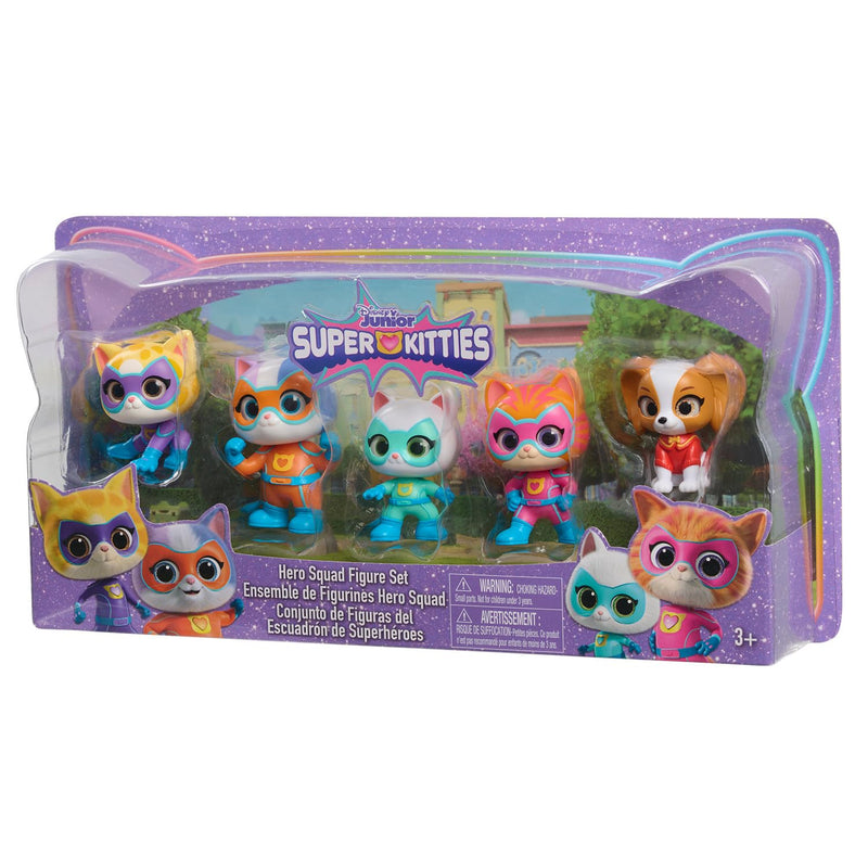 SUPERKITTIES Hero Squad Figure Set