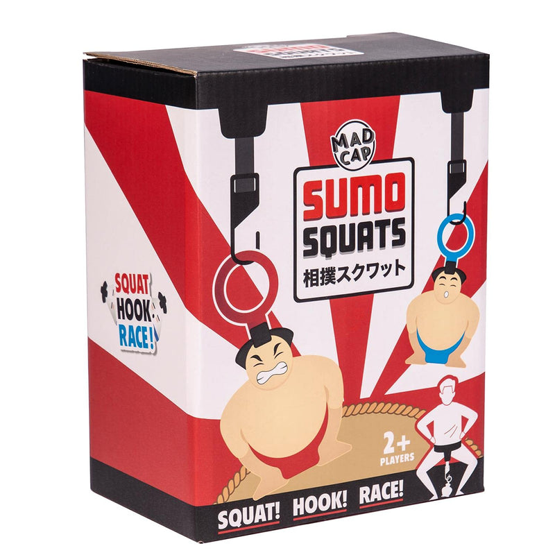 Sumo Squats! The Original Sumo Squat, Hook & Race Party Game. Family Fun Games. Compete With Friends. Funny Novelty Games. Great Hen Party Games. Team Building Group Games. Party Games For Adults