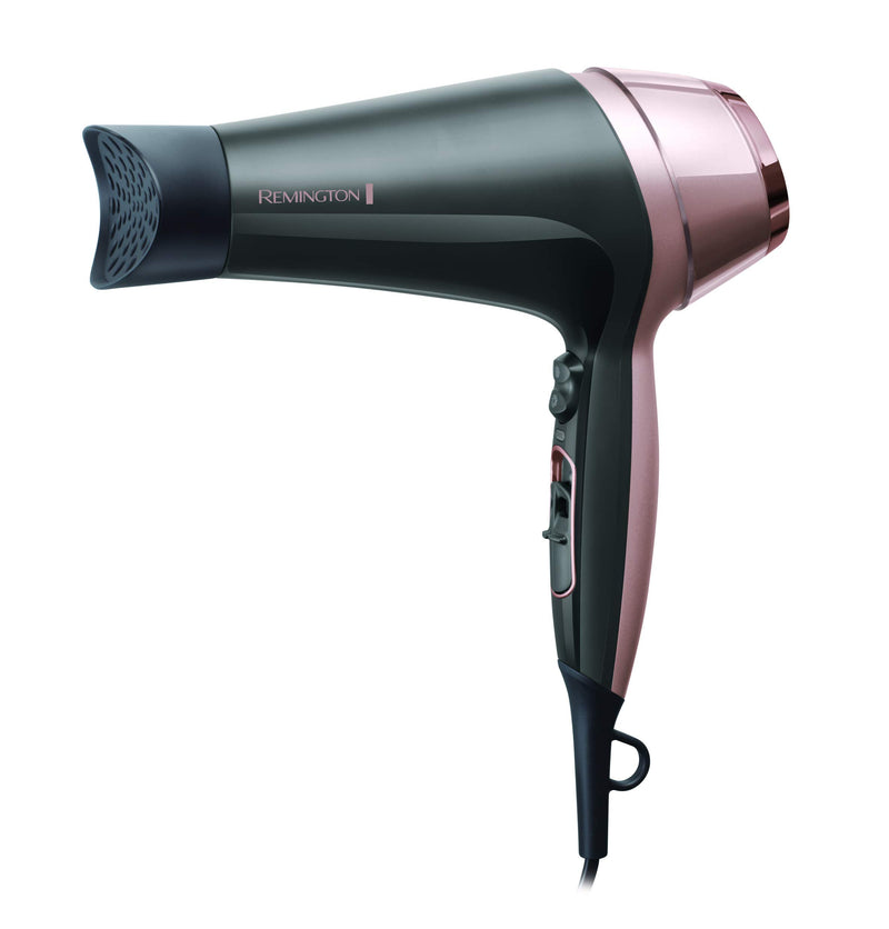 Remington Curl & Straight Confidence Hair Dryer (Create Curls, Waves & Straight Styles, 3 Styling Nozzles - Diffuser, Curling Nozzle, Smoothing Nozzle, 45mm Barrel Brush, Powerful, Ionic, 2200W) D5706 - Gift Guide