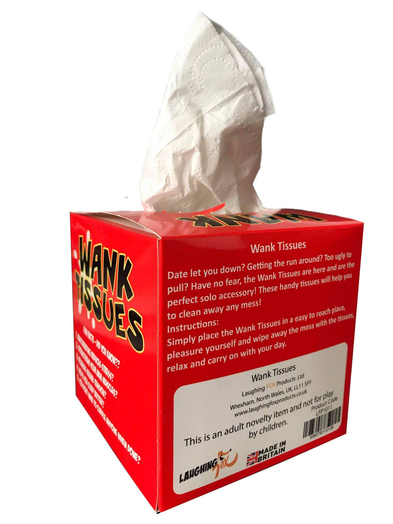 Wank Tissues - Funny Birthday Gifts for Men Him Novelty Joke Prank Gag Valentines Gifts for Boyfriend Dad