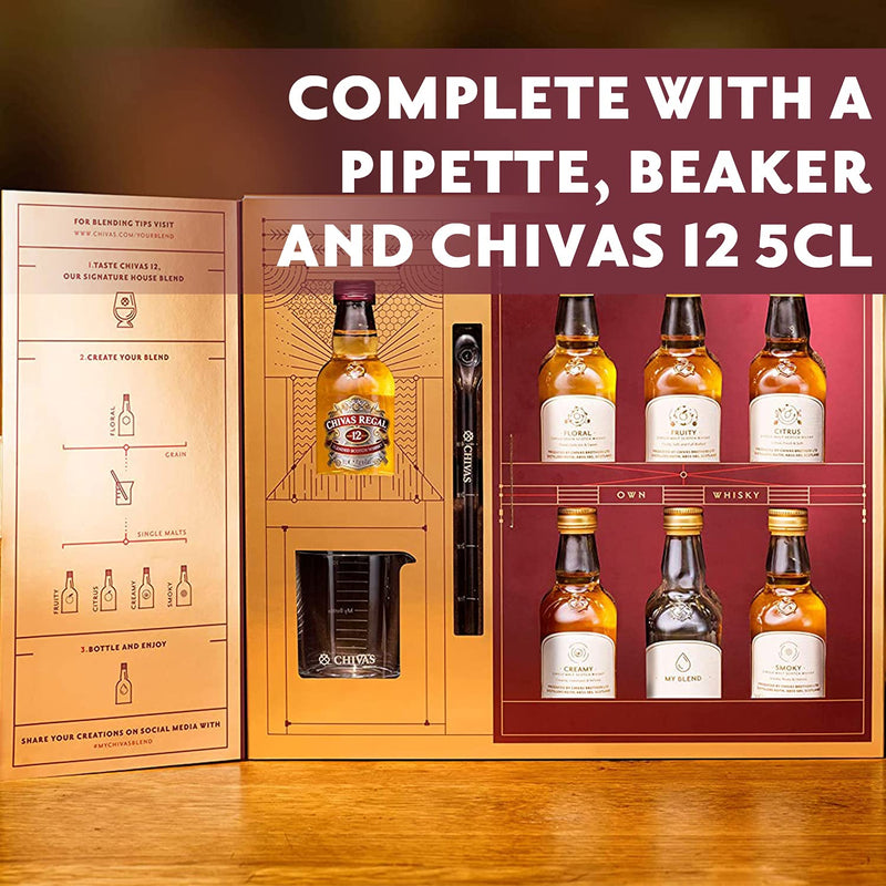 Chivas Regal Scotch Whisky Blending Kit, 6 x 5cl