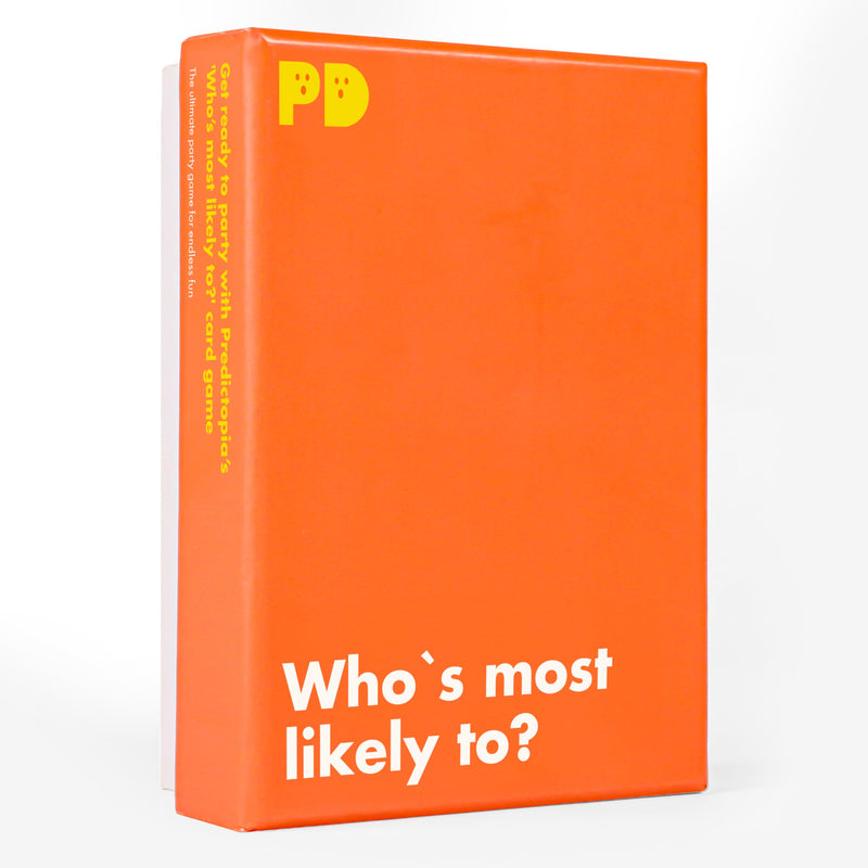 Predictopia 'Who's most likely to?' | Adult Card Game for Hen Parties - Stag Dos - Adults - Families - Students & University Parties | Fun Party Game | Games Night